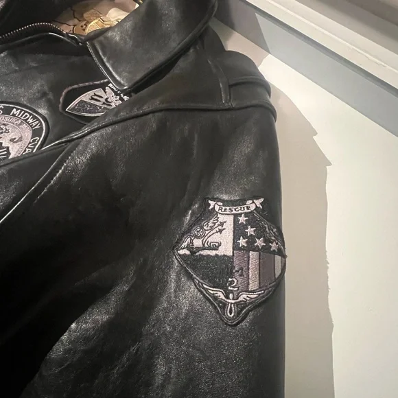 Schotts New YorkG-1 U.S.Navy leather bomber jacket